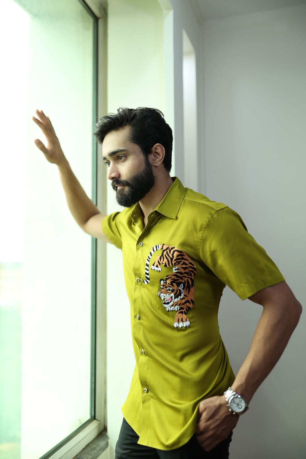 Tiger Half Statement Shirt
